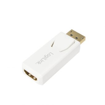 Logilink Adapter DisplayPort Male To HDMI Female White CV0057 - Image 2