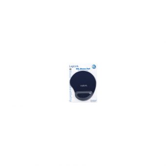 Logilink Silicon Gel Mousepad With Wrist Support Blue ID0027B - Image 2