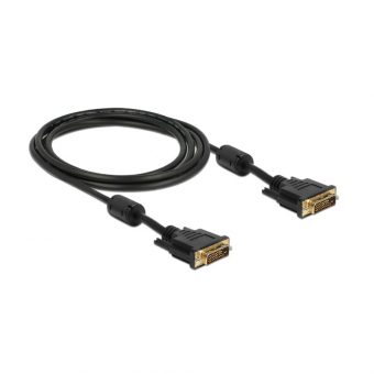 Delock Cable DVI-D Male to DVI-D Male 2m Black 83190 - Image 2