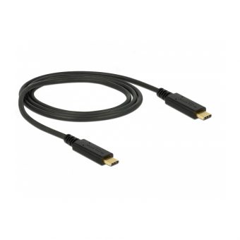Delock Cable USB 3.1 Type-C Male to USB 3.1 Type-C Male 1m Black 83661 - Image 2