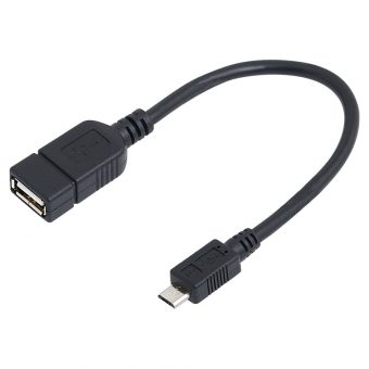 Logilink Cable Micro USB Male to USB Type-A Female 0.2m Black AA0035 - Image 3