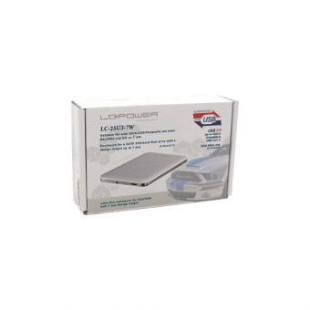 LC-Power LC-25U3-7W 2.5" USB 3.0 White - Image 3