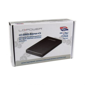 LC-Power LC-25U3-BECRUX-C1 2.5" USB 3.1 Gen.2  Black - Image 3