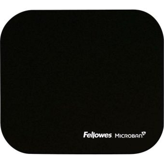Fellowes Mousepad Microban Anti-Bacterial Protection Black 5933907