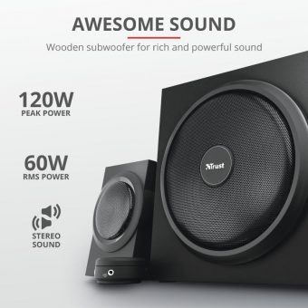 Trust Yuri 2.1 Speaker Set Black 23696 - Image 8