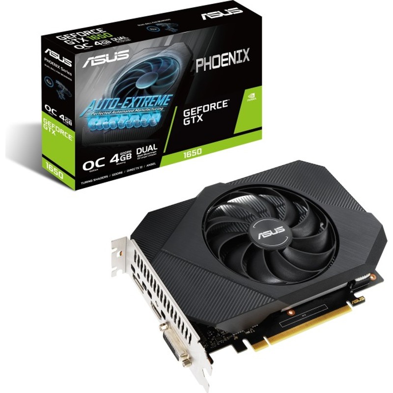 Asus GeForce GTX 1650 Phoenix OC 4GB GDDR6 PH-GTX1650-O4GD6 90YV0EH2-M0NA00