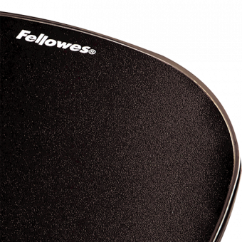 Fellowes Crystals Gel Mousepad With Wrist Support Black 9112101 - Image 3
