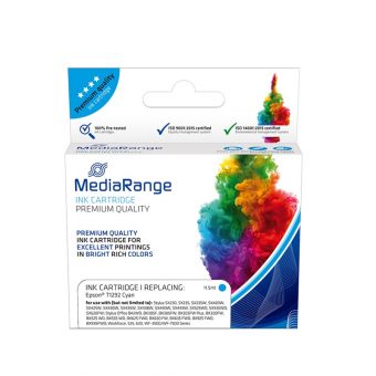 MediaRange Inkjet Συμβατό για Εκτυπωτές Epson (Cyan) MRET129C