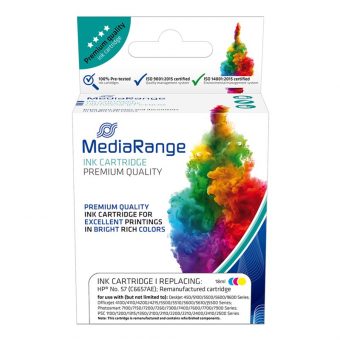 MediaRange Μελάνι Συμβατό για Εκτυπωτές HP (Colour) (NO.57) MRHP57CMY