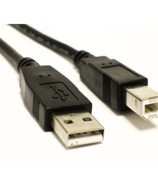 Sharkoon USB 2.0 Cable Type-A Male To Type-B Male 1m Black 4044951015252