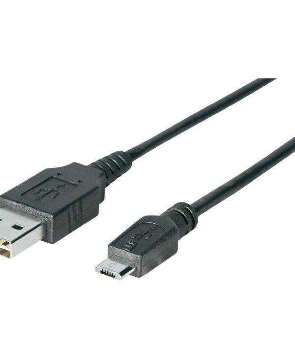 Sharkoon USB 2.0 Cable Type-A Male To Type-B Micro USB Male 3m Black 4044951015504