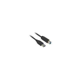 Sharkoon USB 3.0 Cable Type-A Male To Type-B Male 5m Black 4044951015665