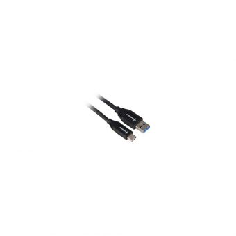 Sharkoon USB 3.1 Cable Type-A Male To Type-C Male 0.5m Black 4044951021130