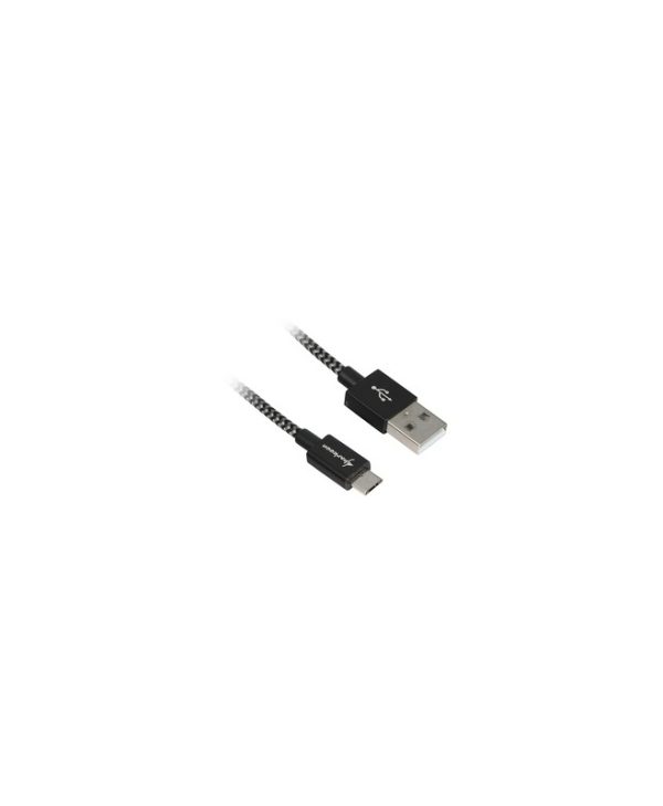 Sharkoon USB 2.0 Cable Type-A Male To Type-B Micro USB Male 0.5m Black/Grey 4044951026999