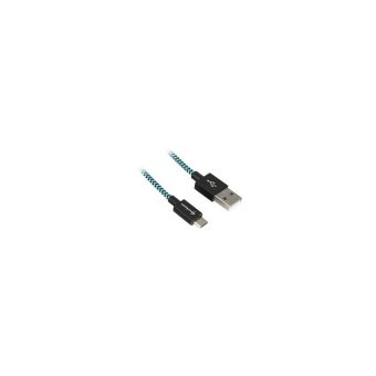 Sharkoon USB 2.0 Cable Type-A Male To Type-B Micro USB Male 0.5m Black/Blue 4044951027071