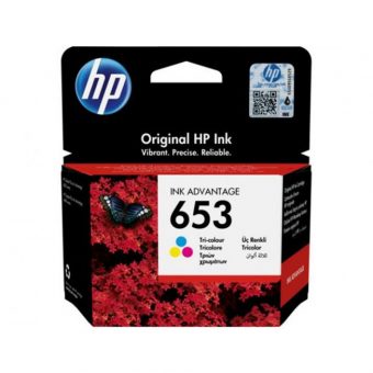 HP 653 Tri-Color Original Ink 200Pgs 3YM74AE