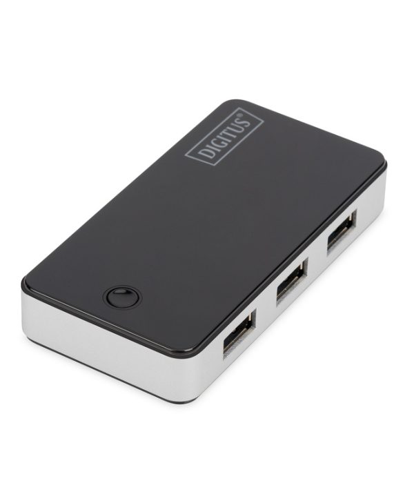 Digitus 4-port USB 3.0 Hub Black/Silver DA-70231