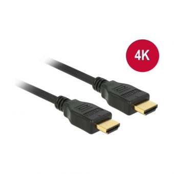 Delock HDMI Male To Male Cable 2m Black 84714