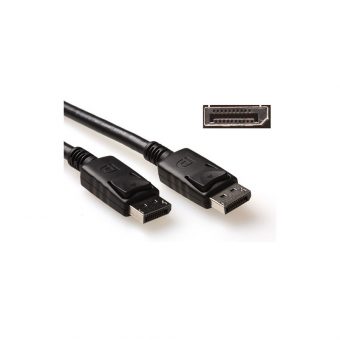 Intronics Display Port Male To Male Cable 0.5m Black AK3977