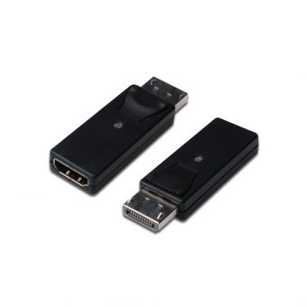 Digitus Display Port Male To HDMI Female Adapter Black AK-340602-000-S