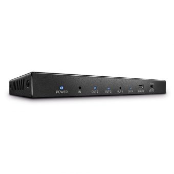Lindy HDMI (In) Female To 4 x HDMI (Out) Female Ports Splitter Black 38236