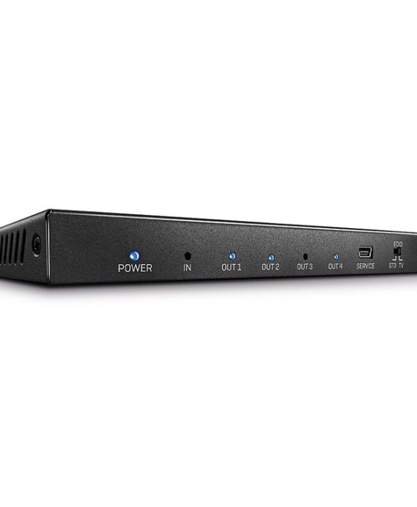 Lindy HDMI (In) Female To 4 x HDMI (Out) Female Ports Splitter Black 38236