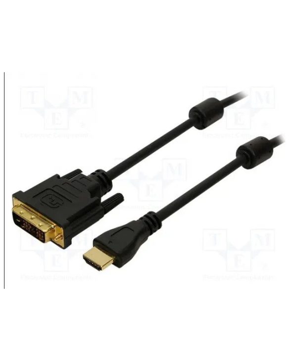 Logilink HDMI Male To DVI-D Male Cable 2m Black CH0004