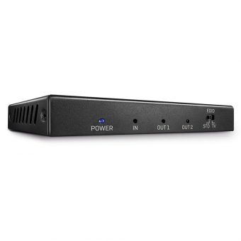 Lindy HDMI 2.0 Female (In) To 2 x HDMI Female (Out) Splitter Black 38235