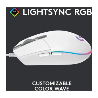 Logitech G203 LIGHTSYNC Gaming Mouse White 910-005797 - Image 11