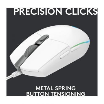 Logitech G203 LIGHTSYNC Gaming Mouse White 910-005797 - Image 12