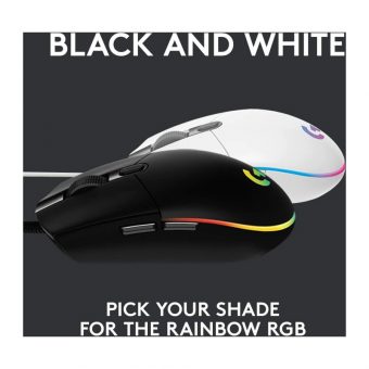 Logitech G203 LIGHTSYNC Gaming Mouse White 910-005797 - Image 13