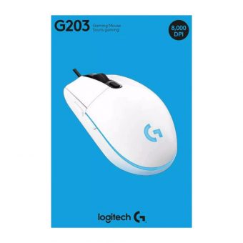 Logitech G203 LIGHTSYNC Gaming Mouse White 910-005797 - Image 16