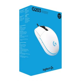 Logitech G203 LIGHTSYNC Gaming Mouse White 910-005797 - Image 17
