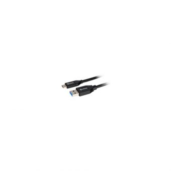 Sharkoon USB 3.1 Cable Type-A Male To Type-C Male 0.5m Black 4044951021130 - Image 2