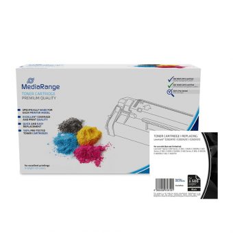 MediaRange Toner Συμβατό για Εκτυπωτές Lexmark (Black) MRLXT260A - Image 2