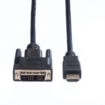Value HDMI Male To Dvi Male Cable 5m Black 11.99.5552-10 - Image 2