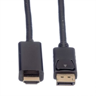 Roline Display Port Male To HDMI Male Cable 2m Black 11.04.5786-10 - Image 2