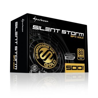Sharkoon SilentStorm SFX 500W 120mm Fan Full-Modular 80+ Gold PSU 4044951016419 - Image 3