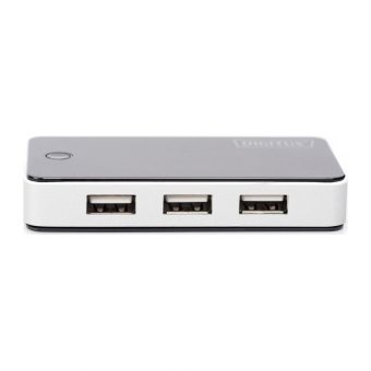 Digitus 7-port USB 2.0 Hub Black/Silver DA-70222 - Image 3
