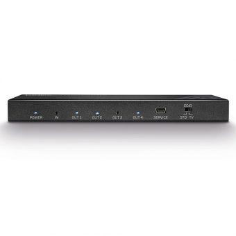 Lindy HDMI (In) Female To 4 x HDMI (Out) Female Ports Splitter Black 38236 - Image 3