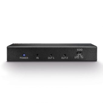 Lindy HDMI 2.0 Female (In) To 2 x HDMI Female (Out) Splitter Black 38235 - Image 3