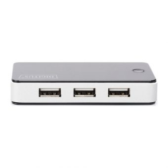 Digitus 7-port USB 2.0 Hub Black/Silver DA-70222 - Image 4