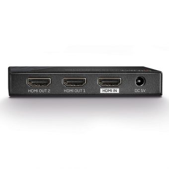 Lindy HDMI 2.0 Female (In) To 2 x HDMI Female (Out) Splitter Black 38235 - Image 4