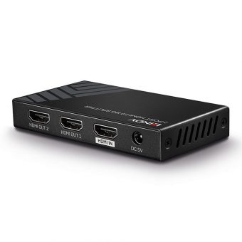Lindy HDMI 2.0 Female (In) To 2 x HDMI Female (Out) Splitter Black 38235 - Image 5
