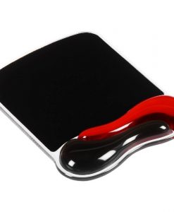 Kensington Duo Gel With Wrist Support Mousepad RedBlack 62402