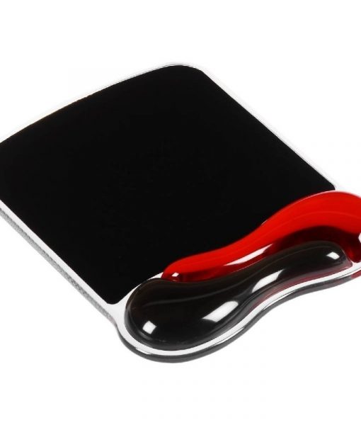Kensington Duo Gel With Wrist Support Mousepad RedBlack 62402