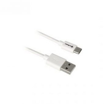 Sharkoon USB 2.0 Cable Type-A Male To Type-C Male 1m White 4044951021659