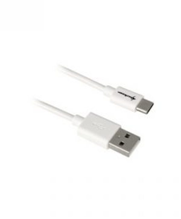 Sharkoon USB 2.0 Cable Type-A Male To Type-C Male 1m White 4044951021659
