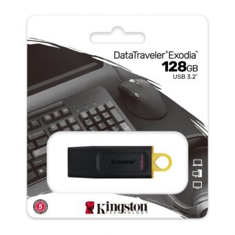 Kingston DT Exodia 128GB USB 3.2 Black DTX/128GB