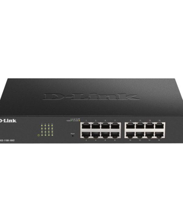 D-Link DGS-1100 16-Port Gigabit Rackmount Switch DGS-1100-16V2